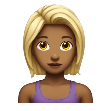 A muscular teenager girl sticker