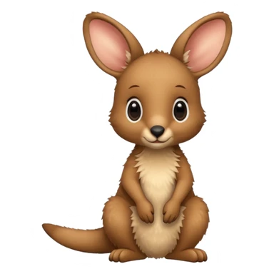 baby kangaroo sticker