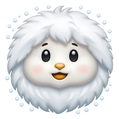 snow falling sticker