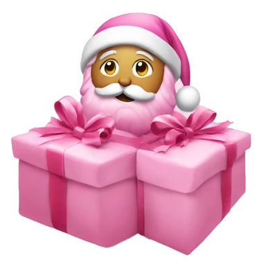 merry christmas in pink sticker
