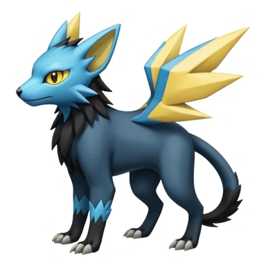Luxray-Manectric-Trico-Pokémon-Fakémon-hybrid-creature sticker