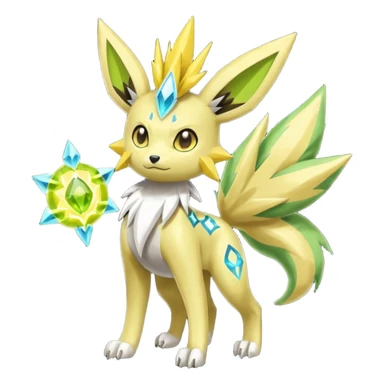 Meloetta-Zygarde-Electrike-Jolteon-Manectric-Fakémon-fusion, full body sticker