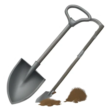 shovel digging add metal detectors  sticker