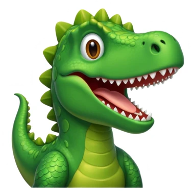 Dino singing sticker