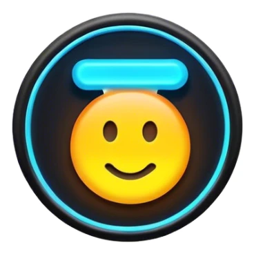 Neon signboard sticker