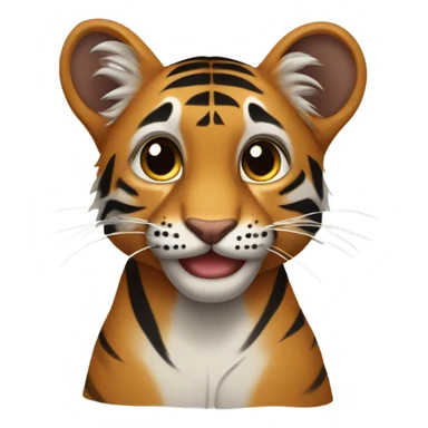 gatta tigrata marrone e nera  sticker