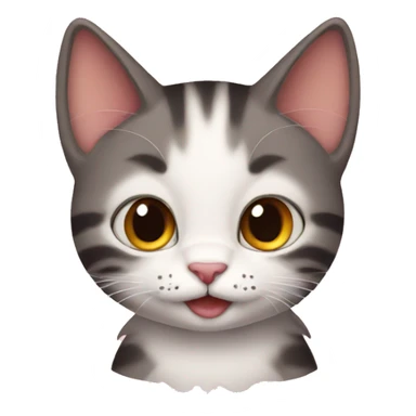Cat being cute sticker