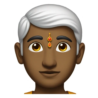 Krishna tilak emoji sticker