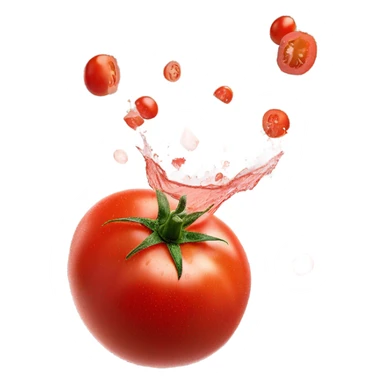 Tomato thrown sticker