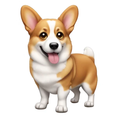 Corgi with a big butt sticker