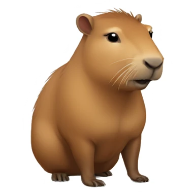 Capybara starts sticker