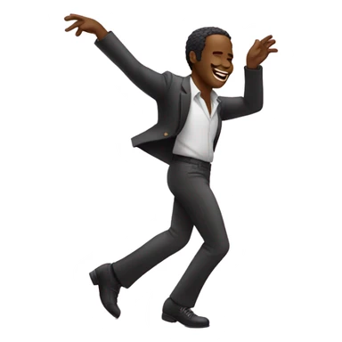 Man dancing at disco sticker