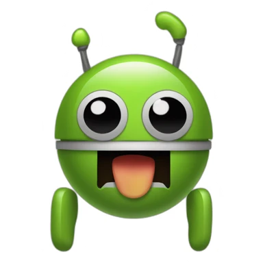 bugdroid shocked sticker