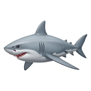 As un tiburón con zapatos nike sticker