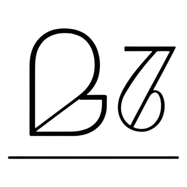 Minimalist badge with number 2, showing 50-79% attendance, simple design sticker