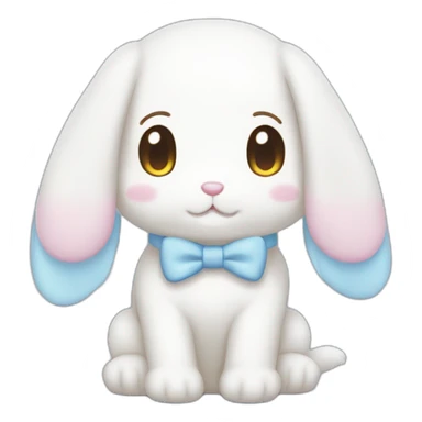 cinnamoroll from sanrio, bunny, rabbit sticker