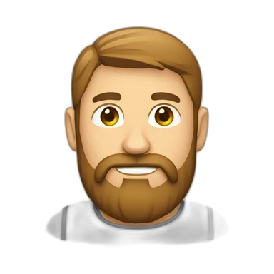 basti UI with beard sticker
