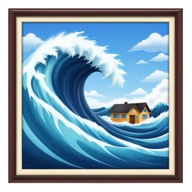 alert tsunami sticker