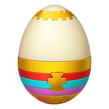 8 bit easter egg sticker