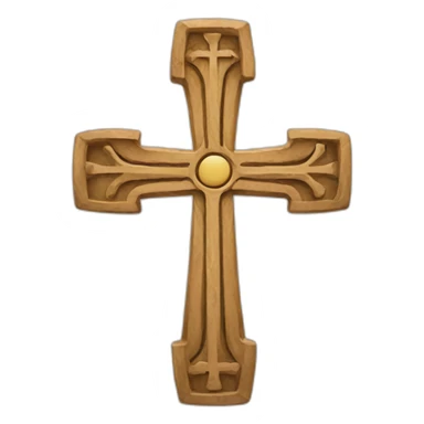 coptic cross sticker