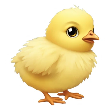 Baby chick sad  sticker