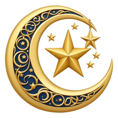 Moon and start the Islam ￼ symbol￼￼ sticker