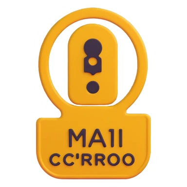 extraction point sign from Tarkov, 3D emoji style sticker