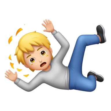 Crashing out sticker