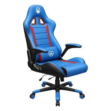 gamer seat blue sticker