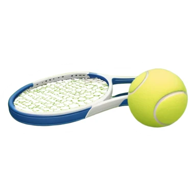 grass court, with the lines of the court clearl with visible in the background. A tennis racket and ball/ The scene captures the essence of the sport, highlighting the equipment and the vibrant, open atmosphere of a tennis match sticker