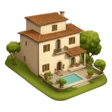 Tuscany villa sticker