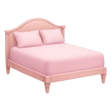 Light pink bed sticker