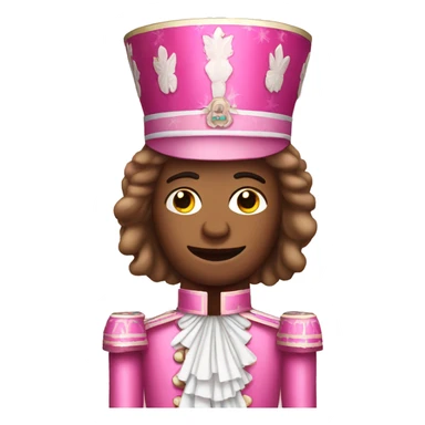 pink nutcracker  sticker