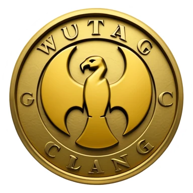 Wu-Tang Clan logo sticker