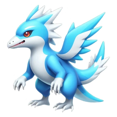 Neon Vibrant Pulsating Trail-glowing Chromatic Trico-Latios-Silvally-fusion-hybrid sticker