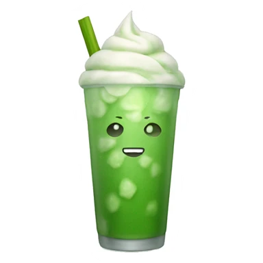 Matcha ice cold sticker