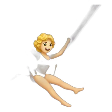 trapeze artist sticker