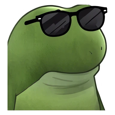 Faça o bob esponja de óculos de sol  sticker