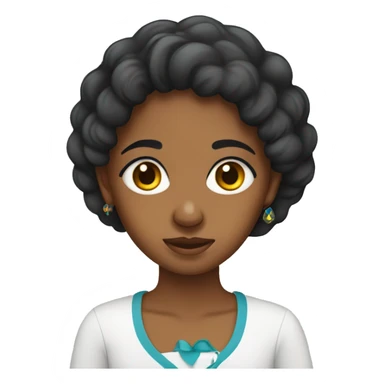 Eritrean girl sticker