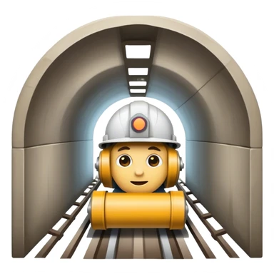 tunnel underground boring sticker
