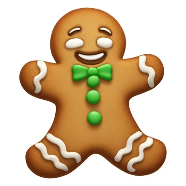 Cute gingerbread cookie  sticker