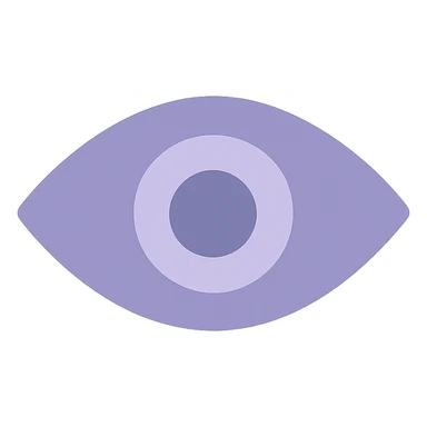 A dull purple eyes sticker