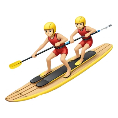 A pair of water skis in close-up glide through the water without a human sticker