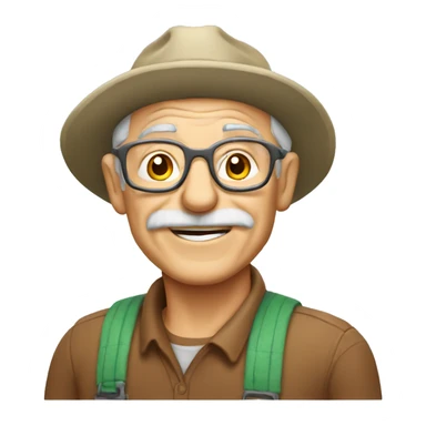 retired gardener sticker