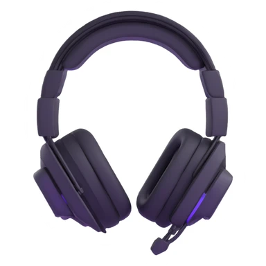 futuristic gaming headset server logo sticker