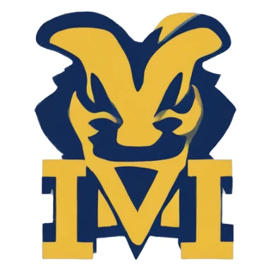University of Michigan logo sticker