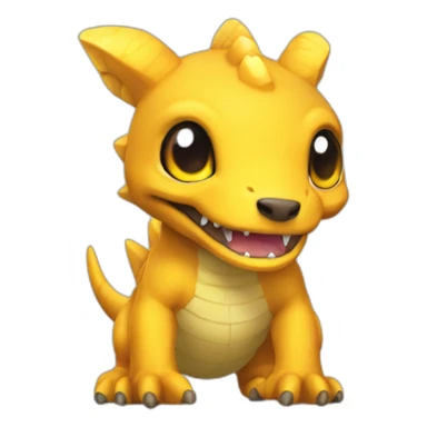 toy agumon sticker