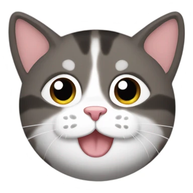 Cat belly rub sticker