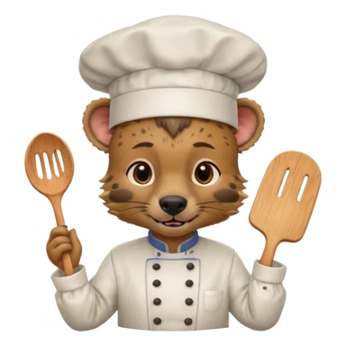chef hyena sticker