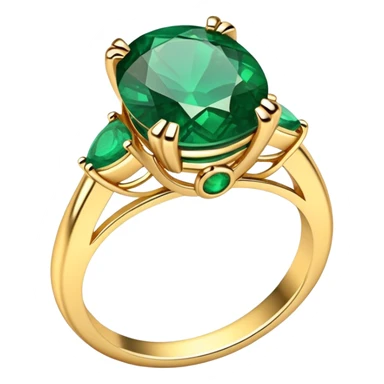 ring, jewelry, gemstone, gold ring, emerald ring, sticker